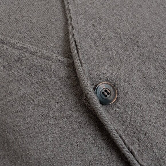 Selected Homme Boiled Wool Vest Mens Medium Brown Gillet - Picture 8 of 11